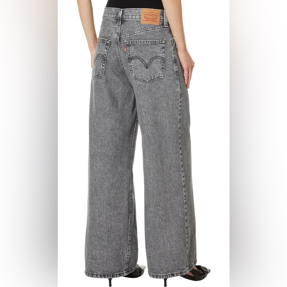 Levi's Women's 94 Baggy Wide Leg Jean Levi jeans black
